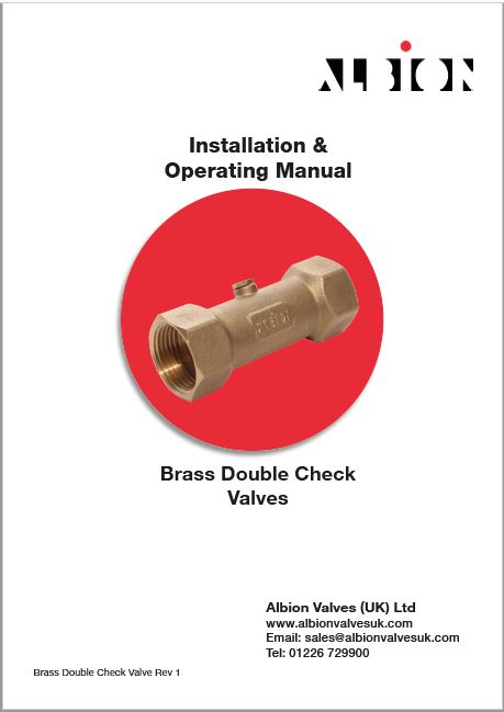 Brass Double Check Valves