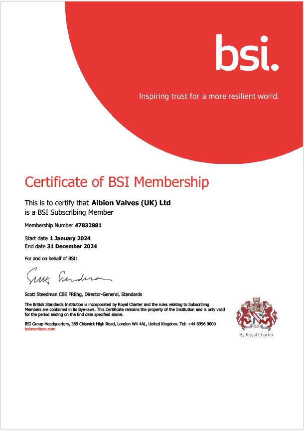 BSI Certificate