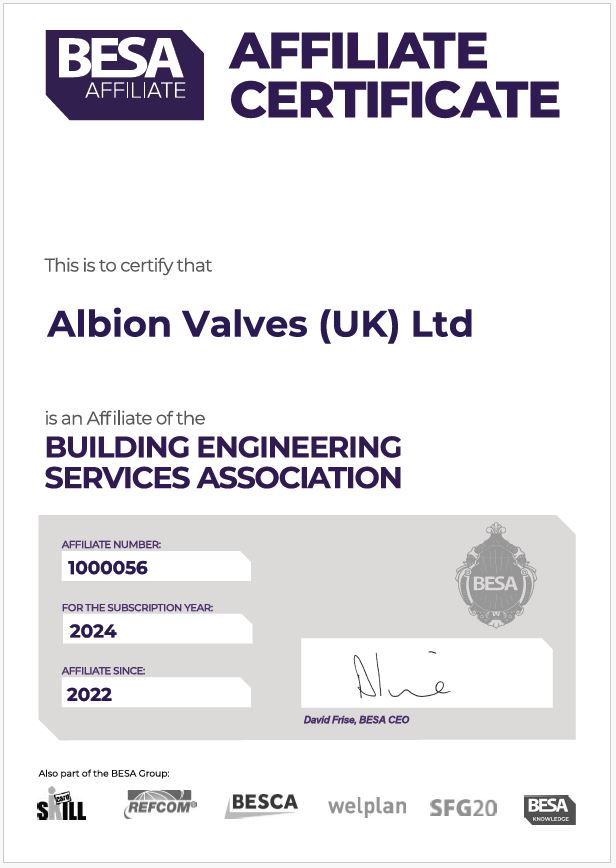 BESA Certificate